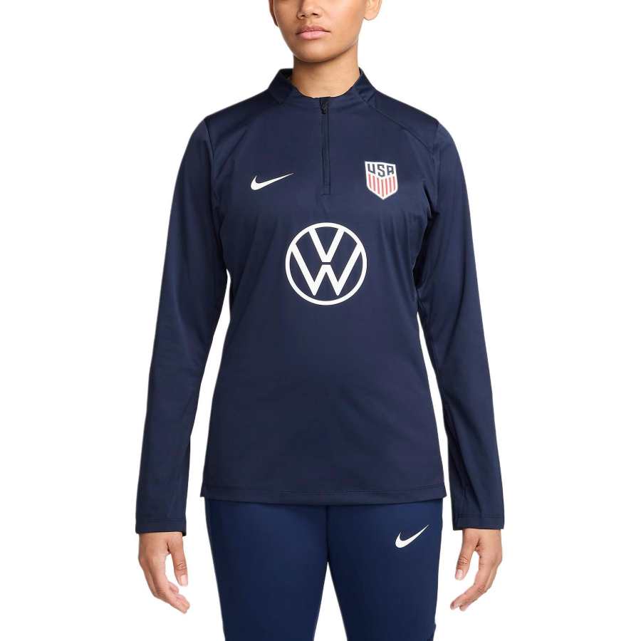 Nike Nike United States National Team Women's Storm FIT Soccer Drill Top Soccer Jersey Women's Obsidian Color