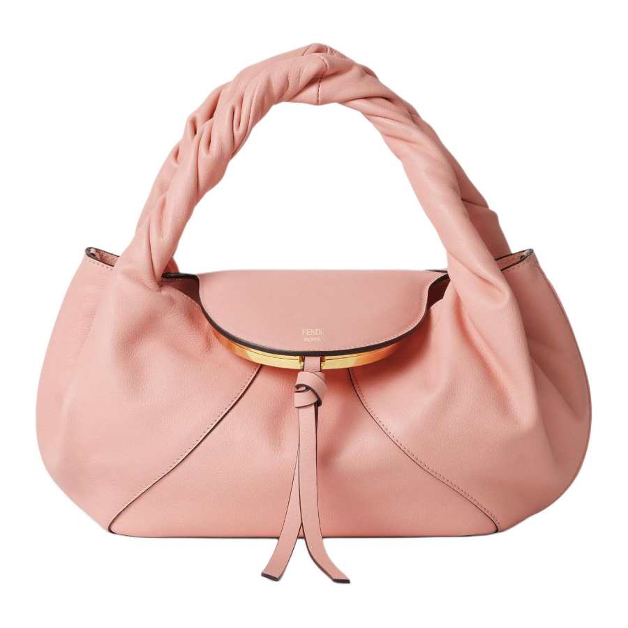 FENDI Calfskin Shoulder Bag, Crossbody Bag, Handbag Small Women's Pink