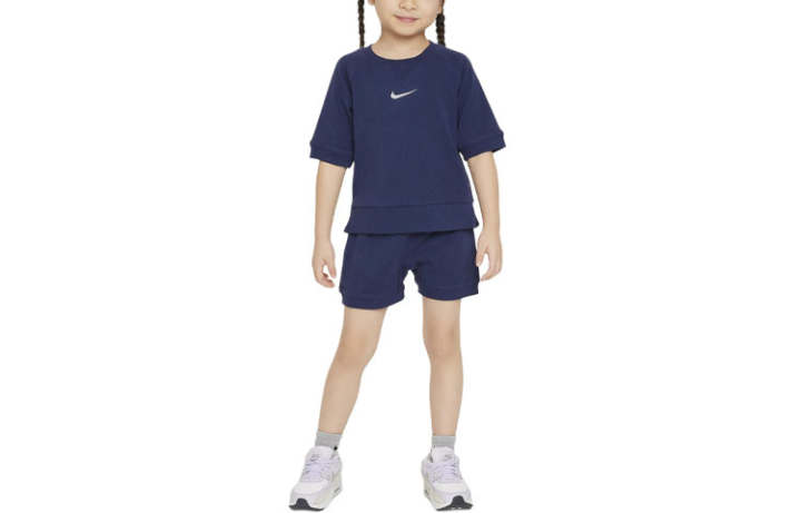 Nike Nike Kids Matching Sets Ready, Set! Marine Blue Infant And Toddler