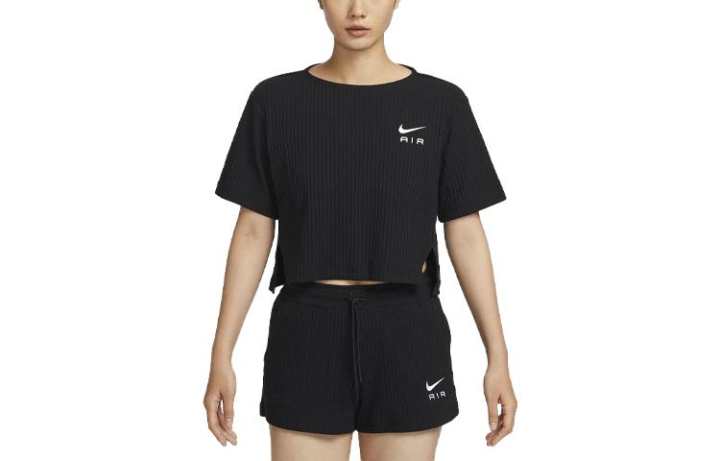 Nike Nike Drop Shoulder Sleeve T Shirt Women's Black