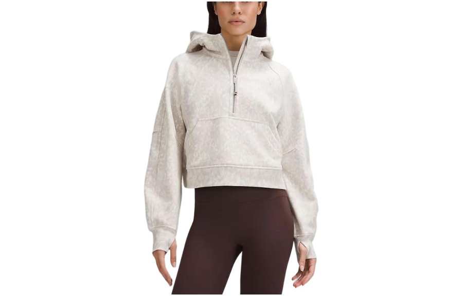 Lululemon Scuba Series Oversized Half Zip Hoodie Sweatshirt Women's