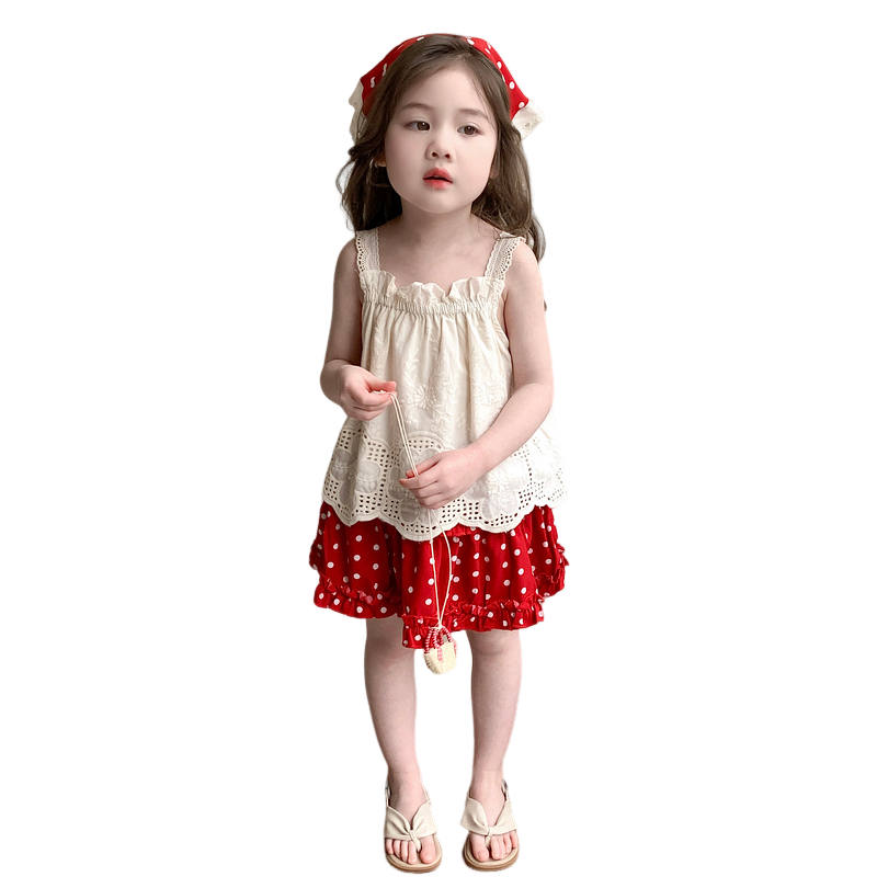 Lanza Children Aged 3 7 Years Old Lanza Skirt Set Beige