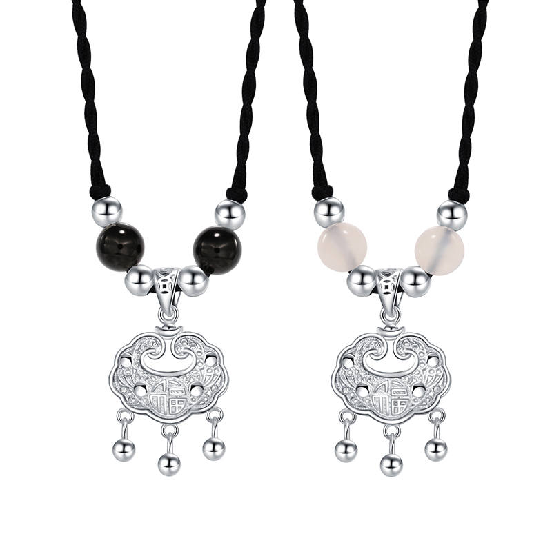 ZOKS ZOKS S990 Sterling Silver Necklaces Unisex