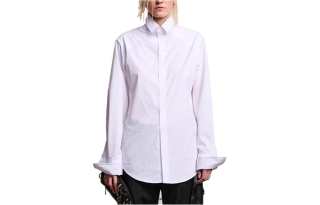 R13 Shirts Women's White Pointed Collar Moderate Other