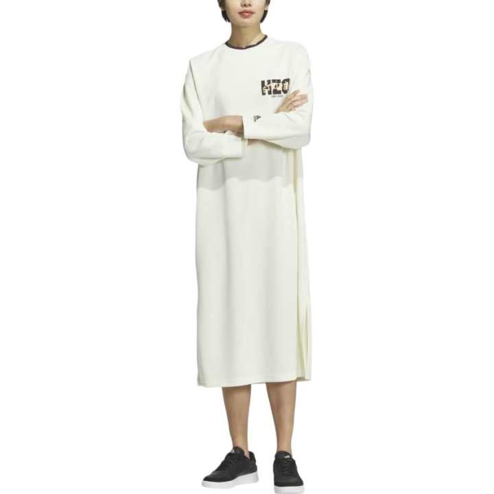 Adidas Adidas Long Sleeved Dress Women's Ivory