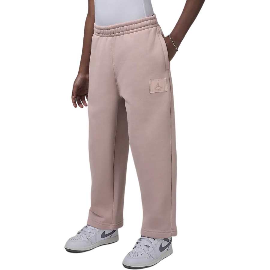 Jordan Jordan EssentialsFlight Fleece Lined Fashion Versatile Full Length Pants Pink Children Aged 3 7 Years Old