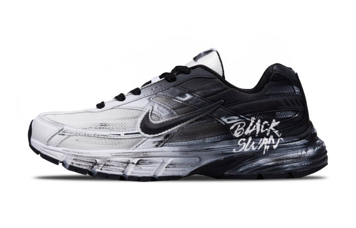 Nike Nike Initiator Abrasion Resistant Low top Running Shoes Men's Black White