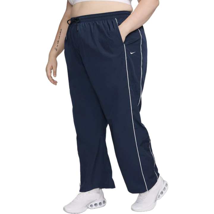 Nike Nike Windrunner Women's High-Waisted Woven Open-Hem Pants Plus Size