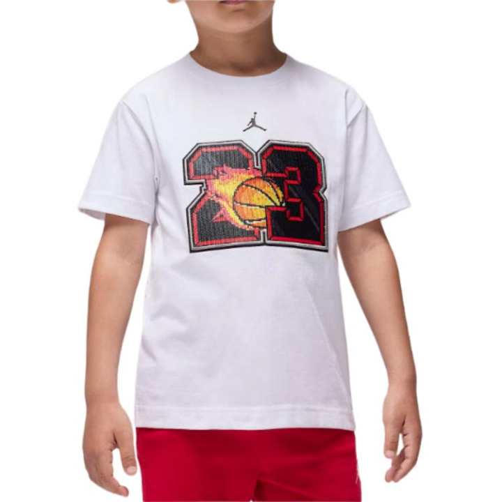 Jordan Jordan T Shirt White Children Aged 3 7 Years Old
