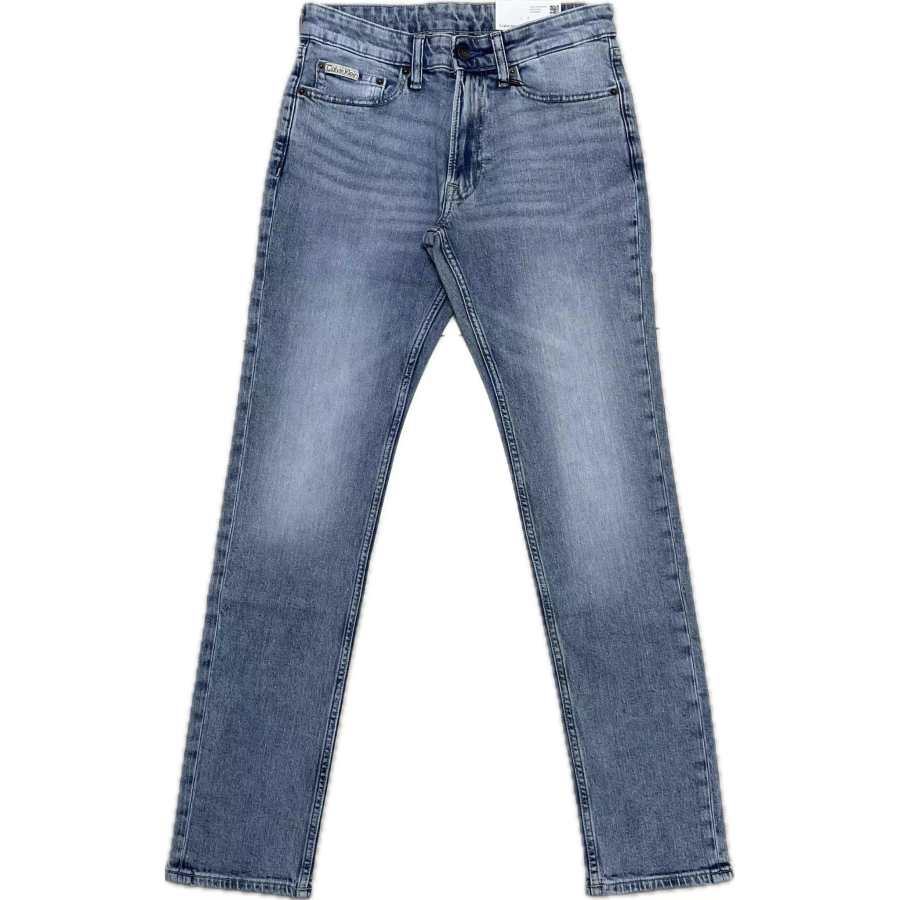 Calvin Klein Jeans Men's Blue Moderate Straight Fit Pants
