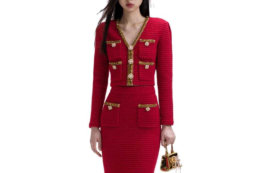 Self-portrait Self portrait Knitwear Women's Red