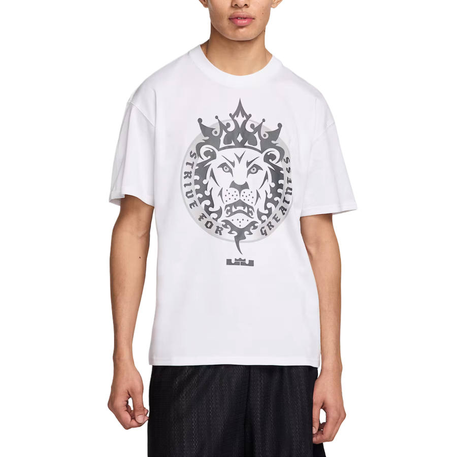 Nike Nike Max90 T Shirts Men's White Crew Neck Moderate Straight Fit