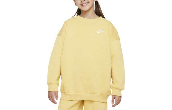 Nike Nike Sweatshirt Sportswear Club Fleece Saturn Gold Kids'