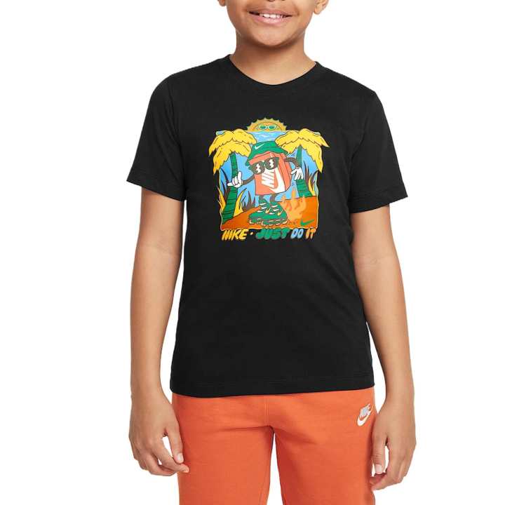 Nike Nike Sportswear T Shirt Black Teenagers