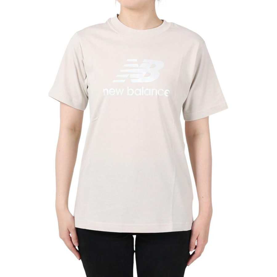 New Balance New Balance T Shirts Women's Light Umber Crew Neck Moderate Other