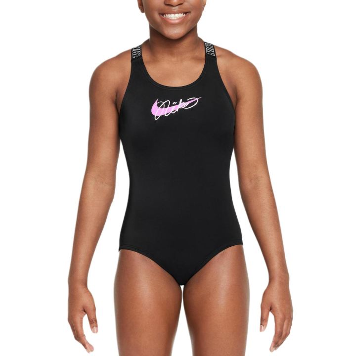 Nike Nike Kids' Swimsuit Black Fun Pink Kids'