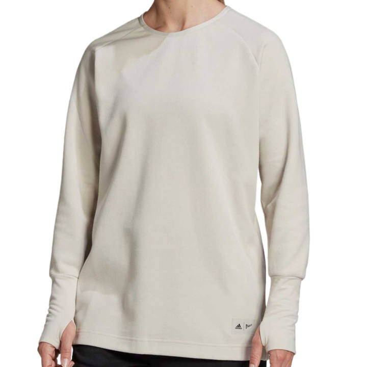 Adidas Adidas PARLEY CREW SWEATSHIRT Women's Bauxite Brown