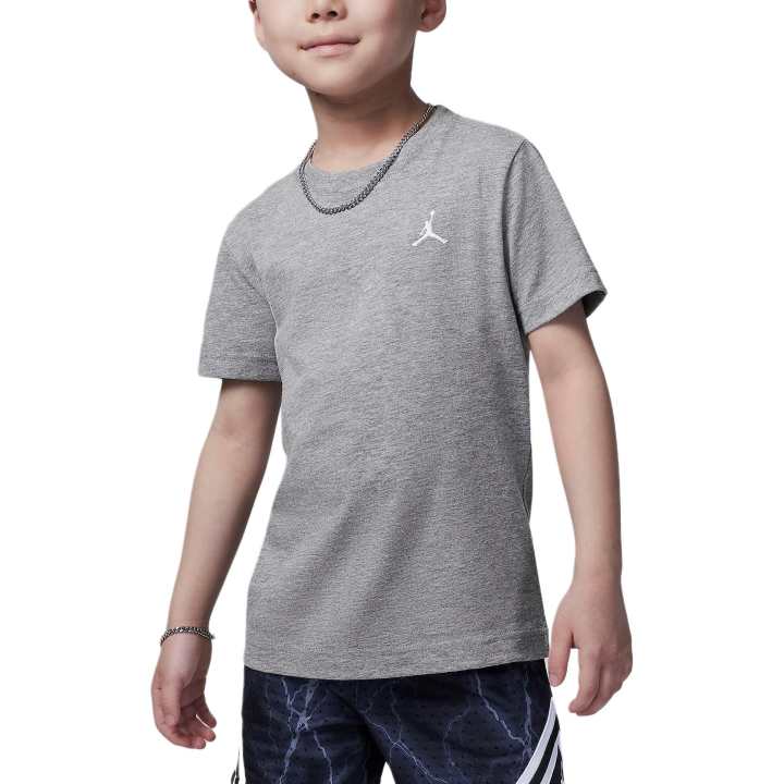 Jordan Jordan Jumpman Air T Shirt Carbon Gray Children Aged 3 7 Years Old