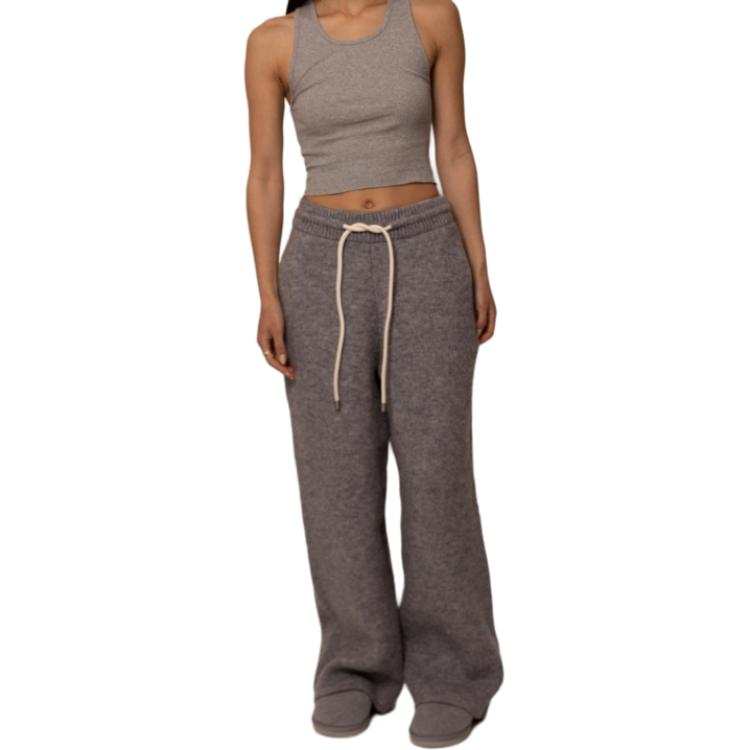 Drew house Casual Pants Unisex Dark Heather Gray Moderate Straight Fit Pants