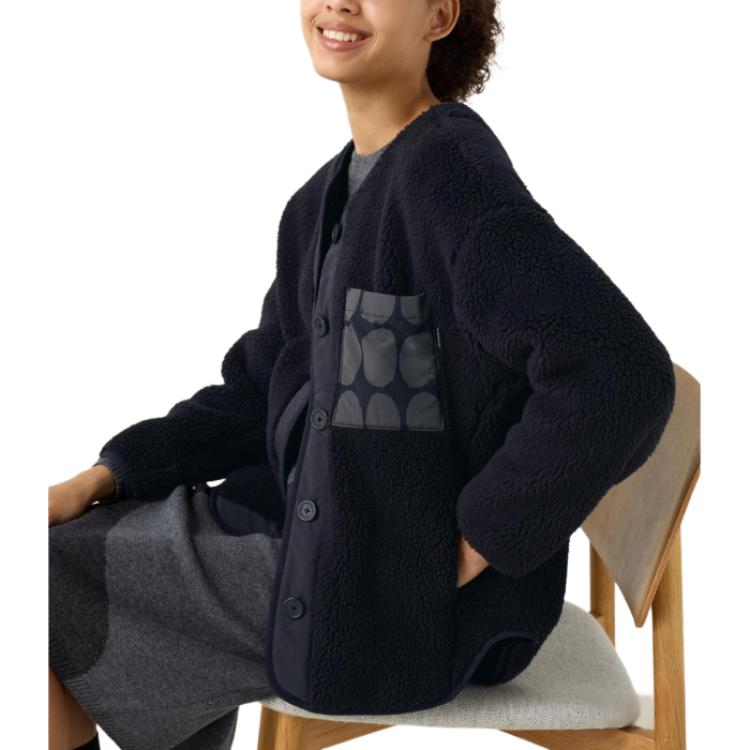 UNIQLO Marimekko FW24 Velvet feel Coat Women's