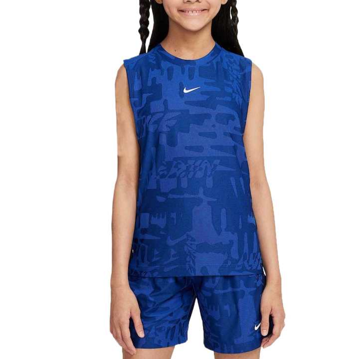 Nike Nike Dri Fit T Shirt SS25 Blue Kids'