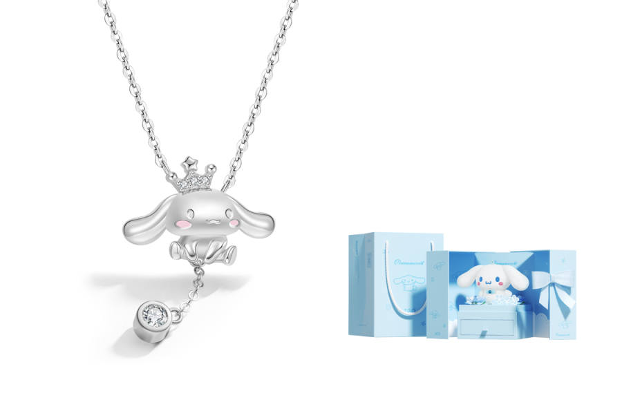 TIDECOLOR 925 Sterling Silver Synthetic Cubic Zirconia Sterling Silver Necklace Women's