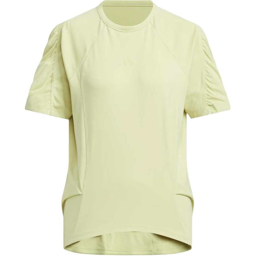 Adidas Adidas Clothing T Shirts Women's Yellow Crew Neck