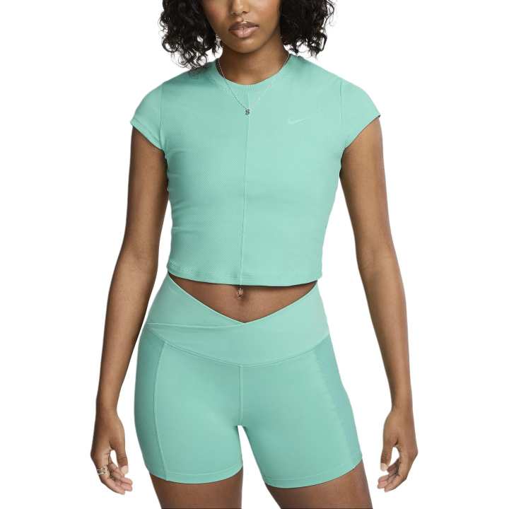 Nike Nike One Fitted Rib Women's Dri-FIT Short-Sleeve Cropped Top