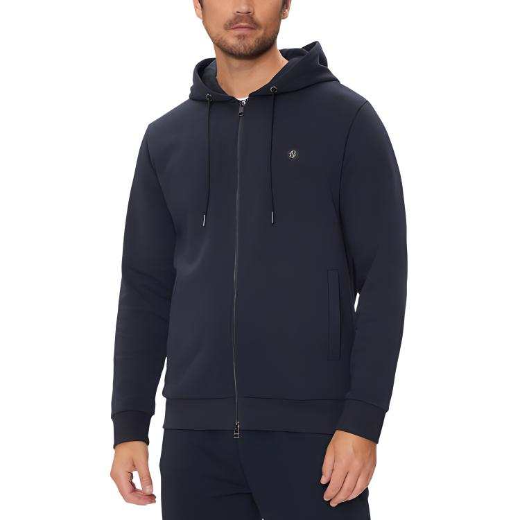 HUGO BOSS Boss HUGO BOSS Logo Patch Zipped Hoodie