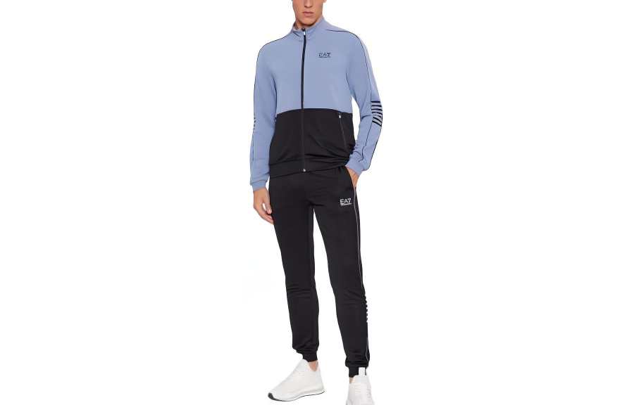 EMPORIO ARMANI SS23 Casual Sportswear Men's Light Blue
