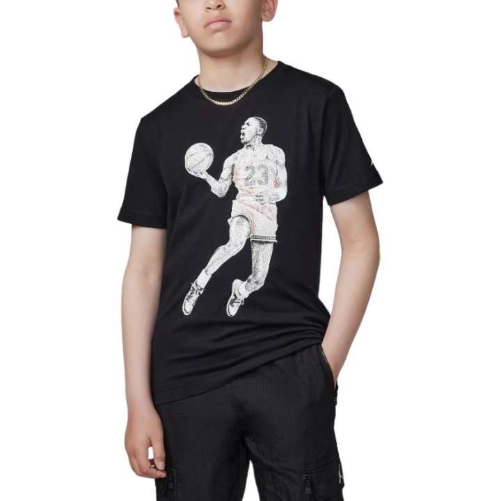 Jordan Jordan Grade School T Shirts Crew Neck Moderate