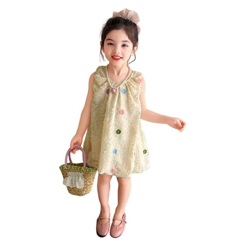 Lanza Dress Apricot Children Aged 3 7 Years Old