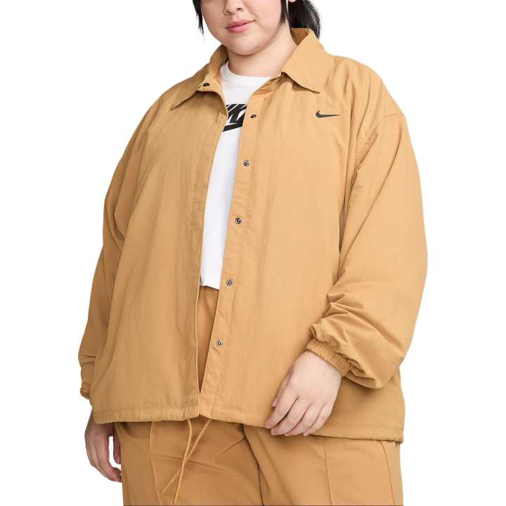 Nike Nike Sportswear Essential Women's Oversized Uv Woven Coaches' Jacket Plus Size