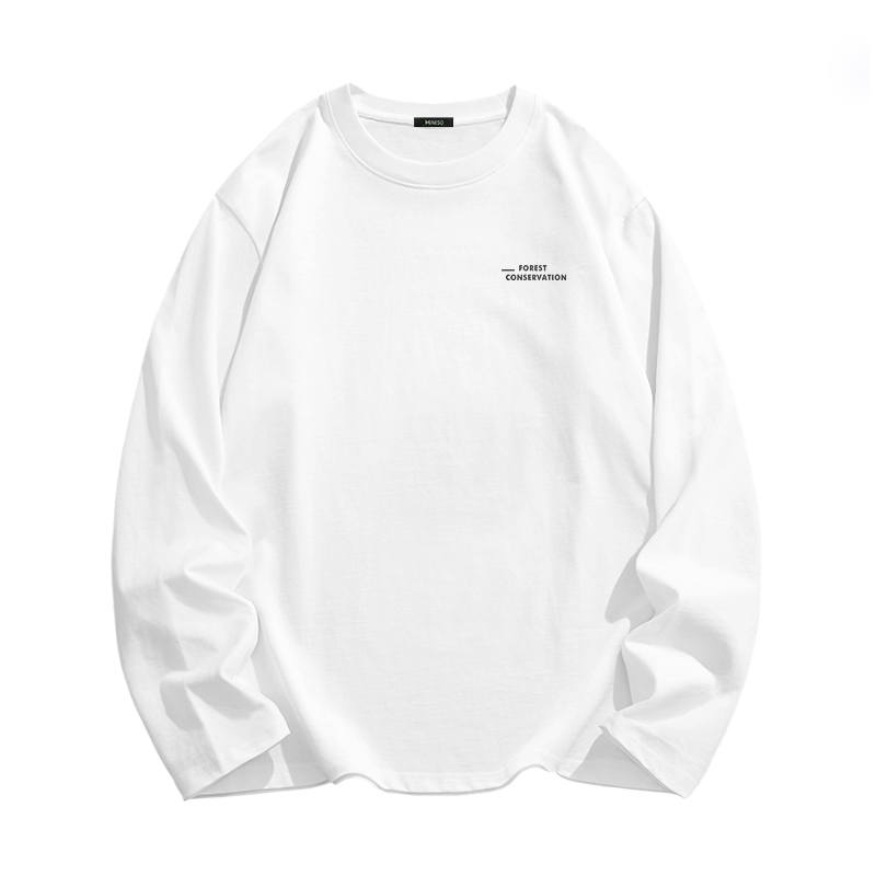 MINISO T Shirts Unisex Crew Neck Moderate Heavyweight