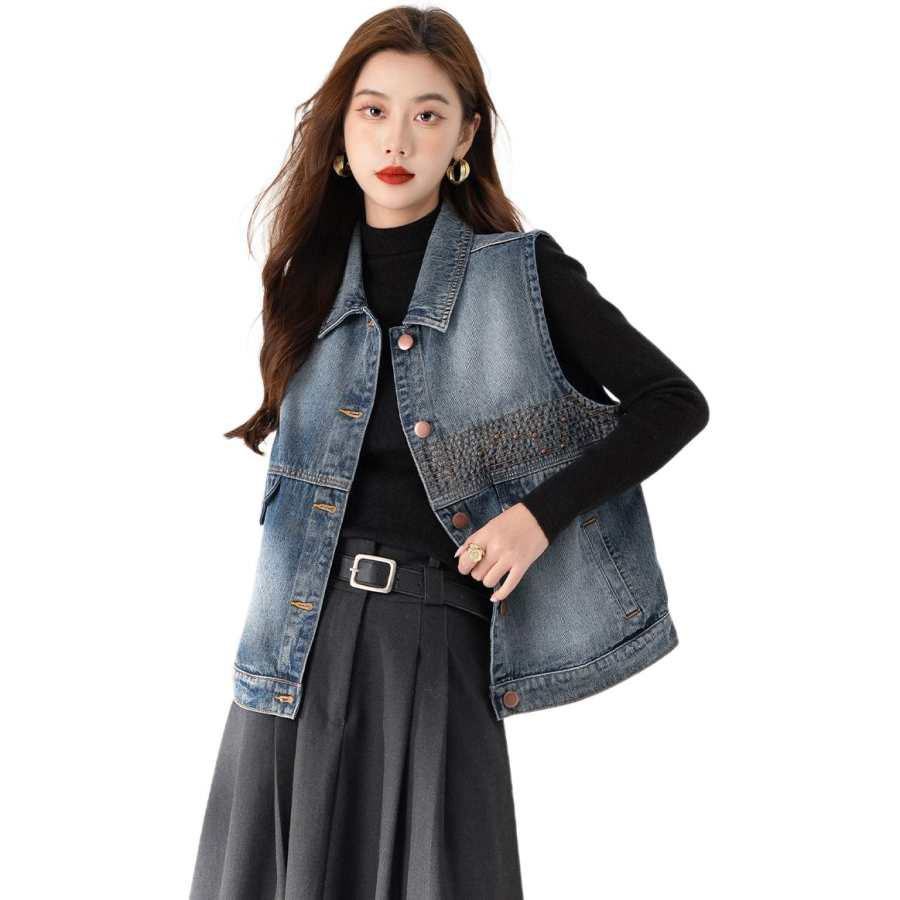 BALENO BALENO Vest Spring Women's Medium Blue