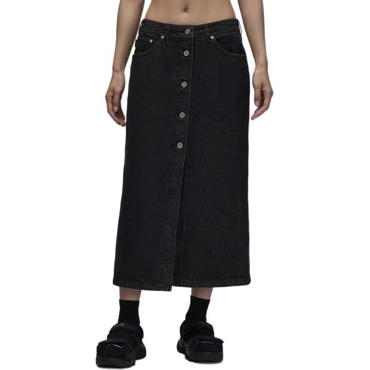 Jordan Nike Denim Skirt 'Black'
