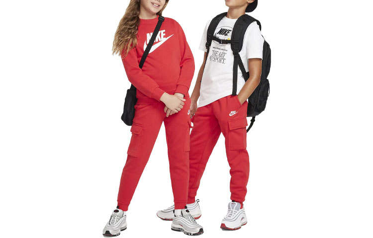 Nike Nike Sportswear Club Fleece Knitted Sweatpants Kids' University Red