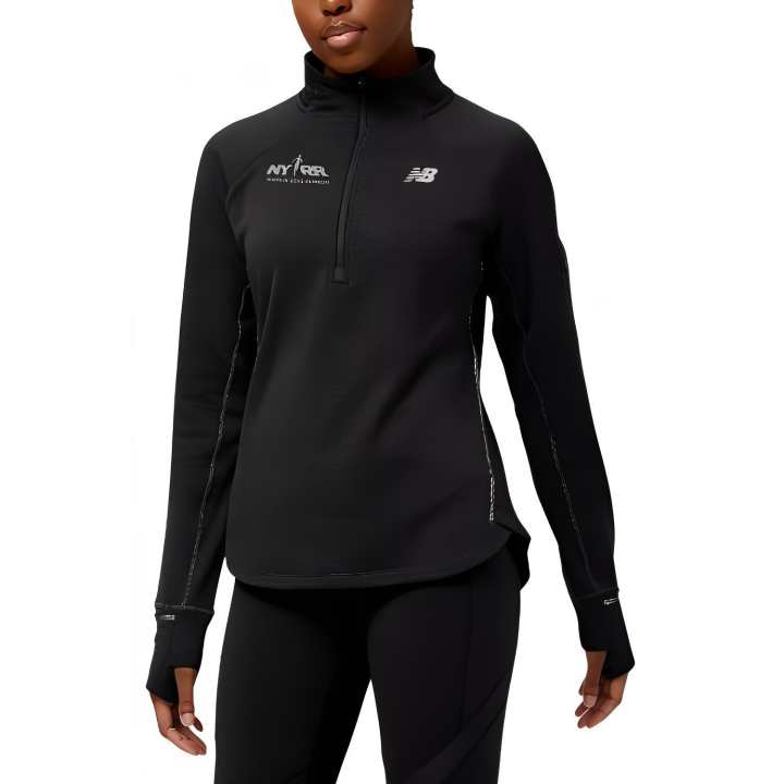 New Balance New Balance Run For LifeNB Heat Grid Sweatshirt Women's Black