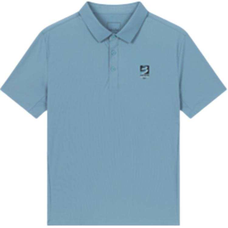 361° Polo Shirts Men's Dark Blue Polo Collar Thin Straight Fit