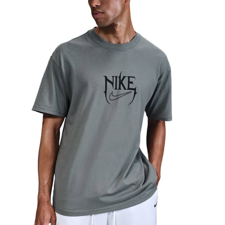 Nike Nike Max90 T Shirts Men's Gray Crew Neck Moderate