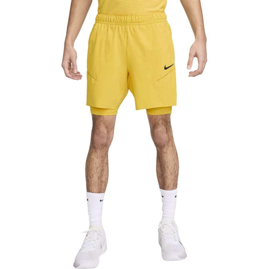 Nike Nike Men's Dri FIT Tennis Shorts Casual Shorts Men's Yellow