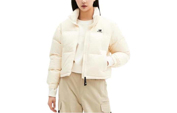 New Balance New Balance Active Flower Jackets & Coats Women's Ivory White