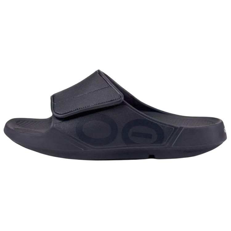 OOFOS Abrasion Resistant Slide Slippers Men's Black