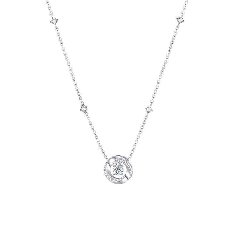 CHOW TAI SENG 925 Sterling Silver Necklaces Women's