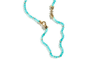 CHANEL Necklaces Women's Blue