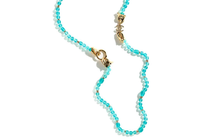 CHANEL CHANEL Necklaces Women's Blue