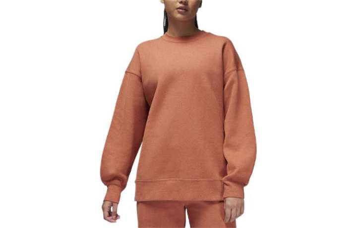 Jordan Jordan Flight Fleece Sweatshirt Women's Gray Peach