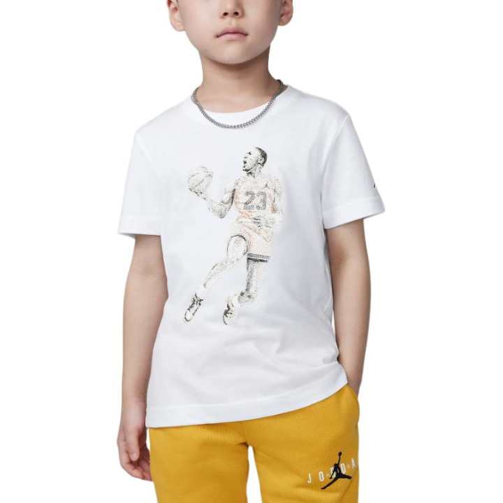 Jordan Jordan Air T Shirt White Children Aged 3 7 Years Old