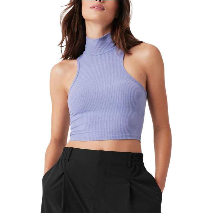 Alo Yoga Tank Tops Women's Turtleneck Moderate Straight Fit