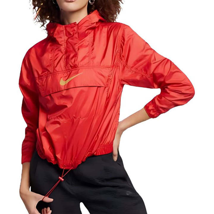 Nike Nike Jackets Women's Red Hooded Moderate Other